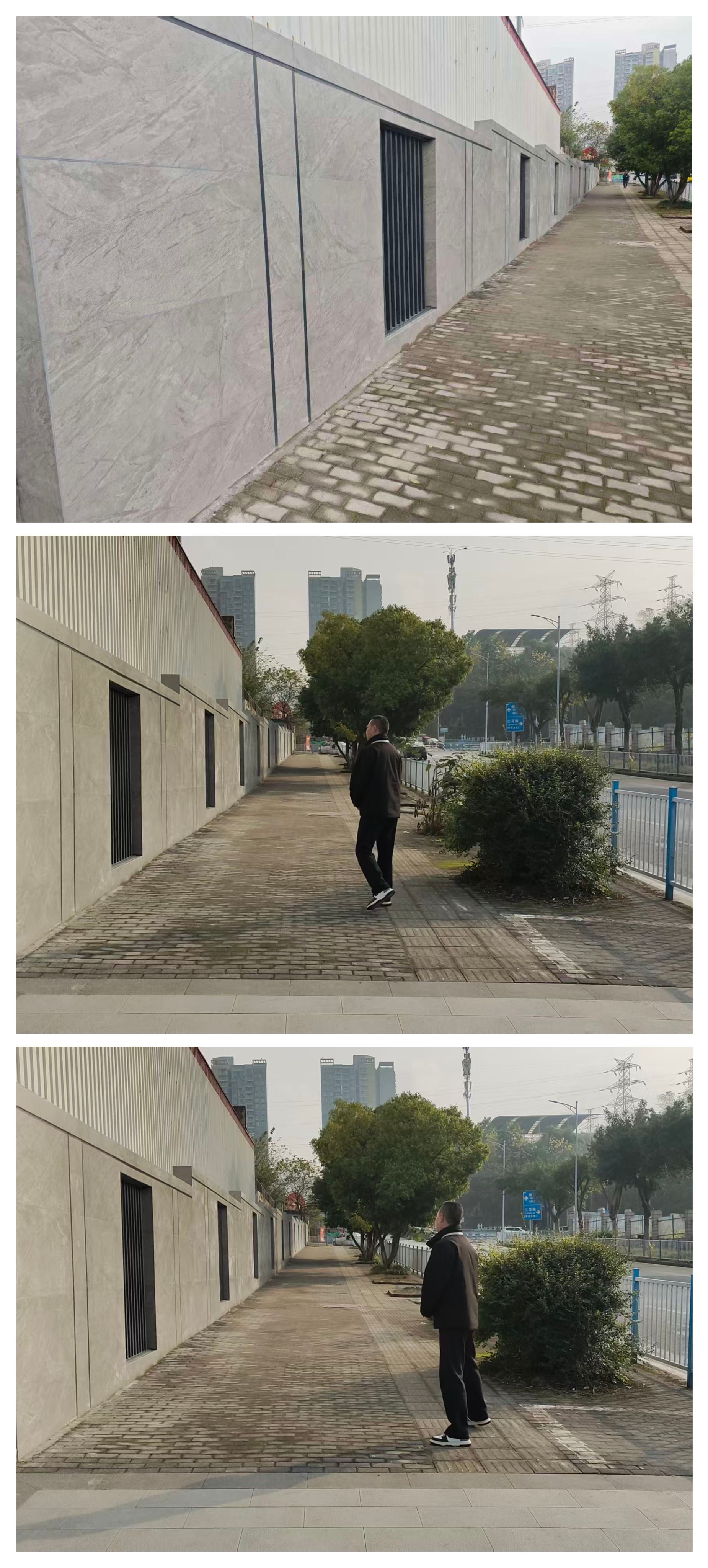 南坪镇镇经济发展岗赴隆鑫工业园区验收围墙整改情况-重庆市南岸区人民政府网